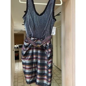 H&M sparkle multicolor dress new with tags 12